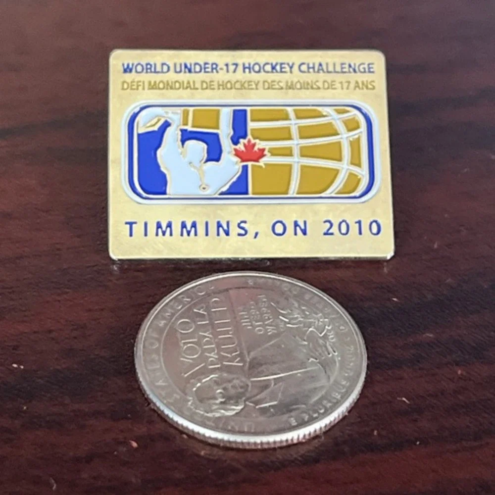 World Under 17 Hockey Challenge Timmons Ontario Canada‎ 2010 Lapel Hat Pin